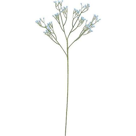 Fleurs artificielles en gypsophile pour vase et bouteille, bouquet de mariage factice en plastique pour la maisonbleu clair (1/5)