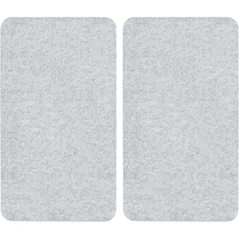 Plaque de cuisson en verre transparent – Lot de 2 pièces – Dimensions 52 x 30 cm – Protection contre éclaboussures et salissures (1/5)