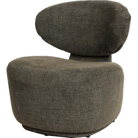 Amadeus - Fauteuil Sandro en tissu vert (1/2)