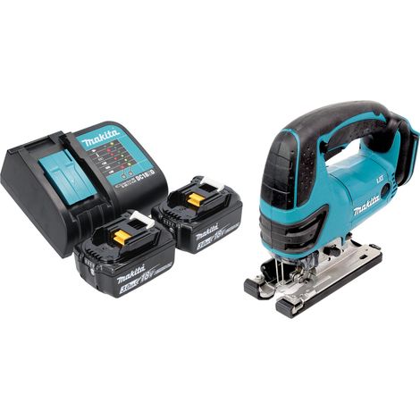 Makita DJV 180 SFX Akku Stichsäge 18 V 135 mm + 2x Akku 3,0 Ah + Ladegerät (1/5)