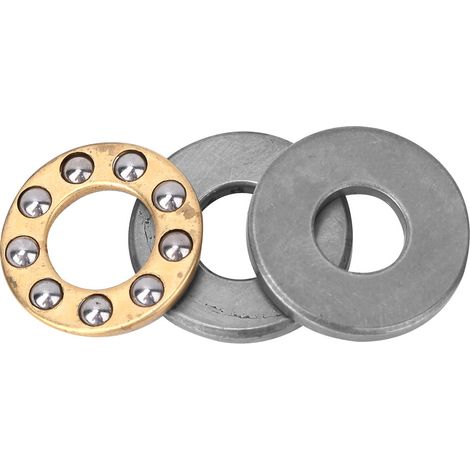 Jeu de 10 roulements à billes de butée miniatures de haute précision en acier plat (F7-13M 7x13x4,5mm) (1/5)
