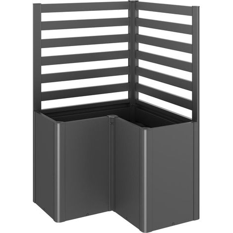Rankgitter (2 Stk) für L-Form Gr. L100 dunkelgrau-metallic