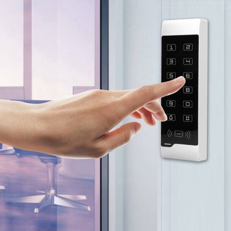 Clavier à code tactile 116 touches avec contrôle d'accès par carte étanche - Sécurité renforcée
