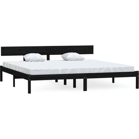 Maison Exclusive - Estructura de cama doble sin colchón madera ma