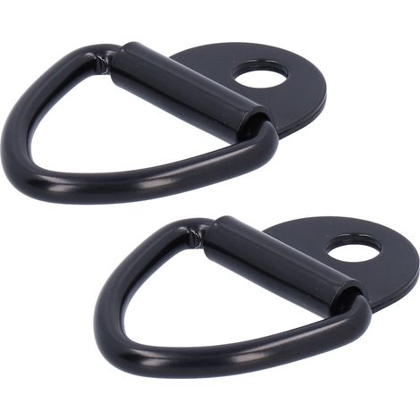 Keenso 2 Stück Zurranker V-Ring Hochleistungs-Schraubanker Bündigmontage Universal für Pickup SUV Boot Schiff.