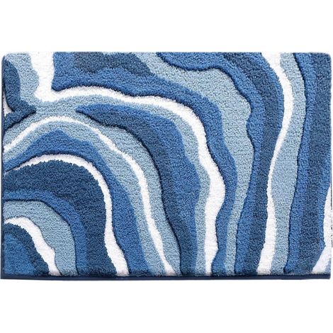 Alfombra de baño con temática playera, ideal para la ducha y la bañera alfombra absorbente de microfibra perfecta para playas oceánicas dormitorios, salas de estar y recibidores. (1/3)