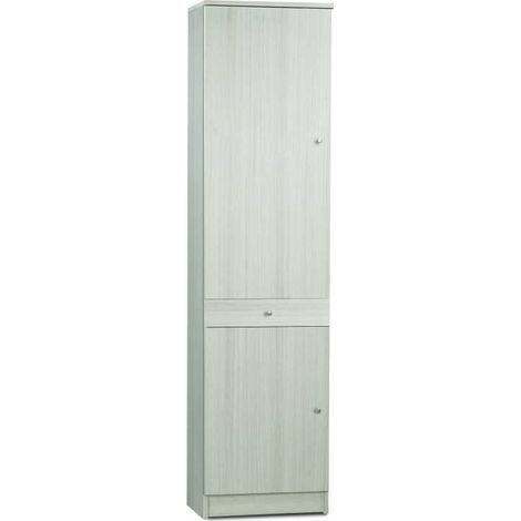 Mobile multiuso 2 ante e 1 cassetto h183 l46 p34 colore eucalipto 452k sarmog - Sarmog (1/10)