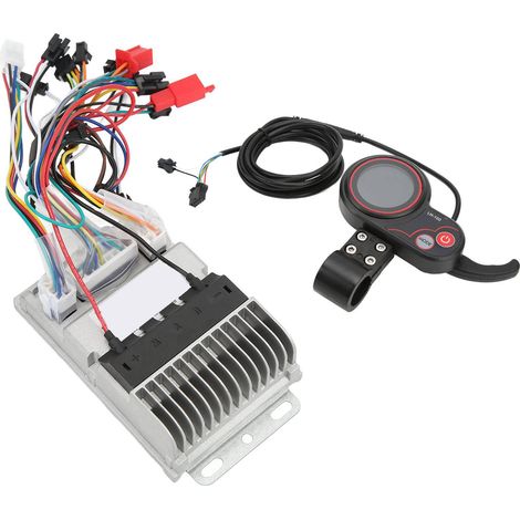 48V 60V 500W Contrôleur Moteur Sans Balais LH100 Écran LCD Kit Onde Sinusoïdale 3 Modes pour Vélo Électrique (1/5)
