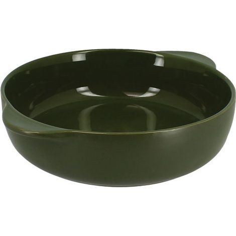 MENASTYL - OCTAVE PLAT A FOUR ROND 950 ML VERT 20 CM EN GRES