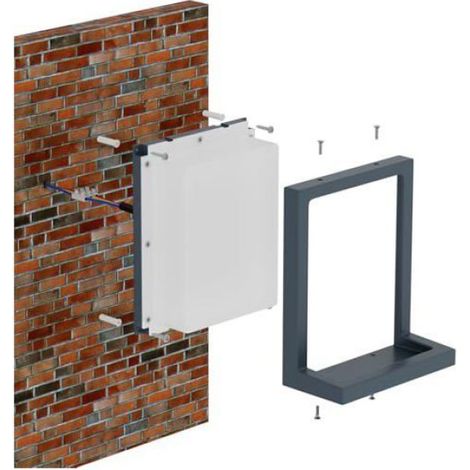 LED Applique Murale Extérieure 3000K, 30W IP65 Étanche, Lampe Murale Intérieur/Extérieur, Terrasse, Cour, Anthracite (1/5)