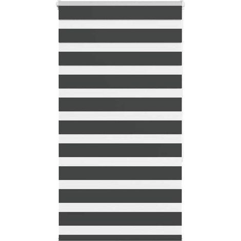 4014232 Store zèbre noir 85x150 cm largeur du tissu 80,9 cm polyester (1/5)
