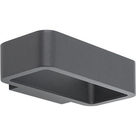 LED Wandlampe in anthrazit Modern