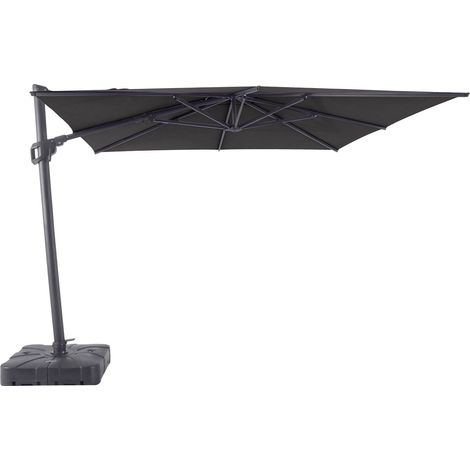 MWH Ampelschirm Monte Carlo anthrazit, 300 x 300 cm Sonnenschirme (1/3)