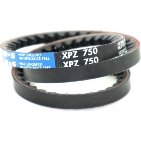 Courroie type trapézoïdale crantée XPZ750