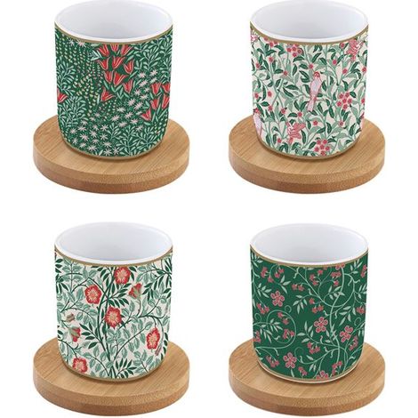 Geschenkset 4 Kaffeetassen 11 cl - Floral Fantasy - Easy Life
