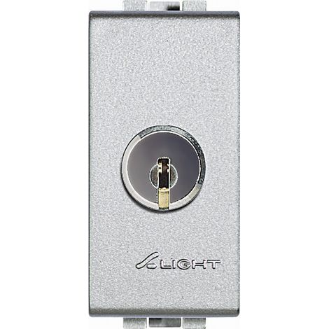 Bticino Livinglight tech interrupteur 2P 16A à clé NT4012