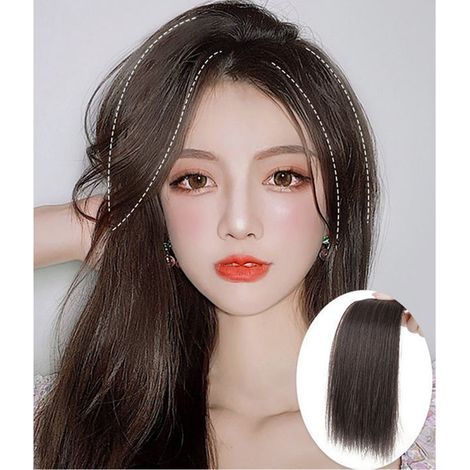 Perruque Femme Fille Cheveux Synthétiques Fluffy Épaississants Postiche Marron Clair 20cm pour Rendez-vous Anniversaire Fête