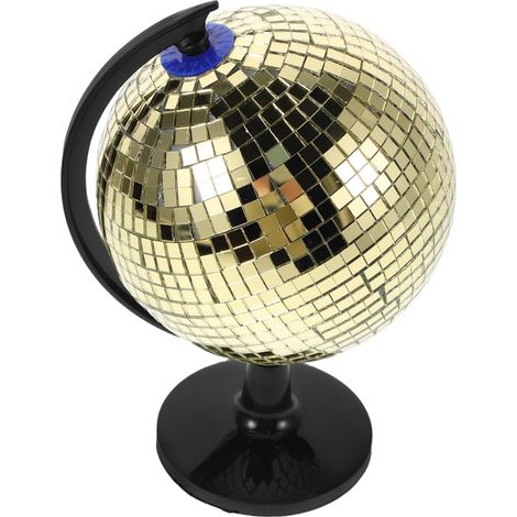 Globe à Boule Disco Dorée Décoratif pour Bureau Taille m Sphère Disco Réfléchissante Artistique pour Décoration De Soirée Présent Créatif (1/5)