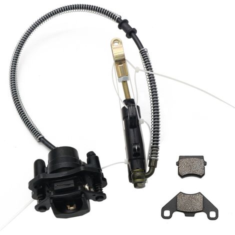 ATV parts disc brake assembly rear foot brake upper and lower pump caliper with brake pads (1/5)