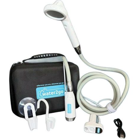Douche de voyage sans fil avec batterie WATER2GO