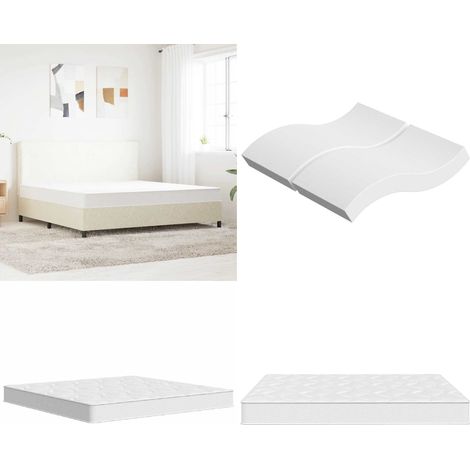 Colchón de muelles Bonnell firmeza media 180x200 cm - Colchón bonnell - Soporte de cama