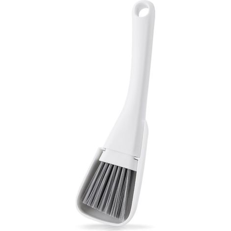 Mini pelle à poussière et brosse, petite brosse de nettoyage et pelle à poussière avec brosse emboîtée, petit balai de nettoyage peu pelucheux, outils de nettoyage informatique (1/5)