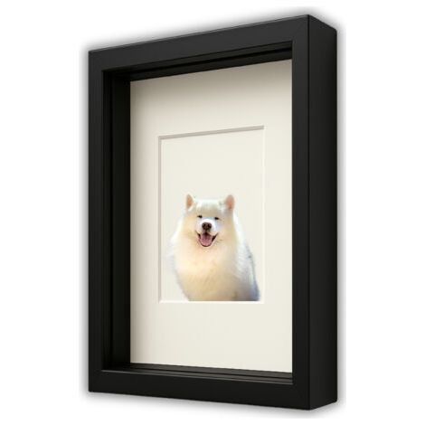 Cadre 3D profond 35x45 cm pour bricolage en mousse pour photos, couleur noire (1/5)