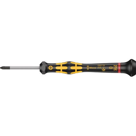 Tournevis cruciforme antistatique (ESD) PH 0 Wera 05030119001 Longueur de la lame: 40 mm N/A 1 pc(s) (1/5)