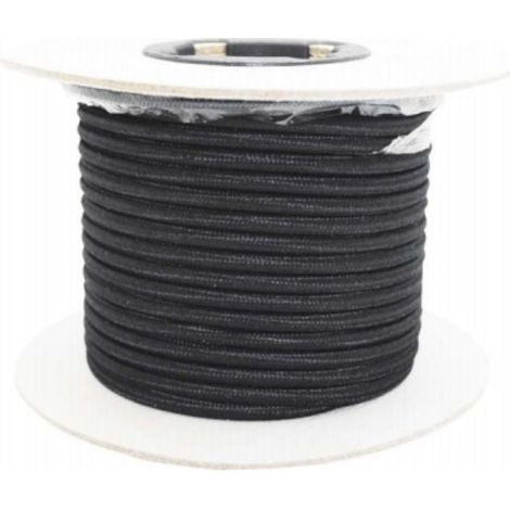 Cavo elettrico in tessuto nero 2 rotoli da 0,75 mm da 25 m