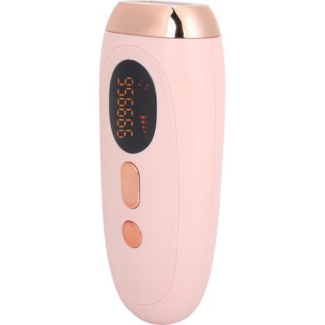 Épilateur à Lumière Permanente 500 000 Flashs - Visage et Corps, Indolore, Rose, Voltage Universel 100‑240V (1/5)