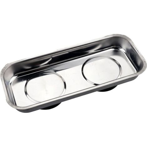 Plateau De Pièces Magnétiques En Acier Inoxydable Plateau Magnétique Automobile Petites Pièces De Vaisselle Bol De Rangement Porte-Outil Organisateur (1/4)