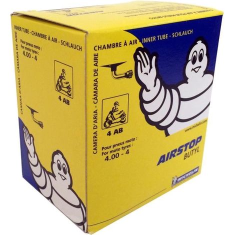 Chambre à air Michelin pour Auto 454110 / 4AB / quad 4.00 x 4
