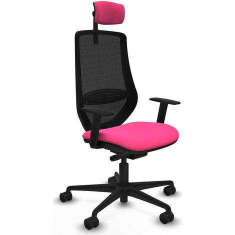 Piqueras y Crespo Mardos Chaise de bureau rose ergonomique