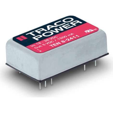 TracoPower TEN 8-4812 DC/DC-Wandler, Print 48 V/DC 12 V/DC 665 mA 8 W Anzahl Ausgänge: 1 x Inhalt 1