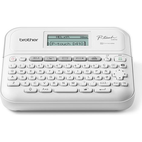 Brother PT-D410VP impresora de etiquetas ZINK (Zero-Ink) 180 x 180 DPI Alámbrico TZe QWERTY (1/5)