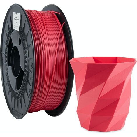 Filamento PLA opaco 3DPower da 1,75 mm, rosso, 1 kg
