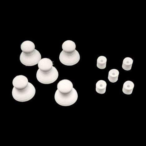 5 Pions d'attache SOMFY TELIS - Blanc (1/5)
