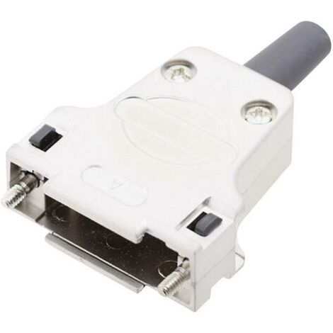 Capot SUB-D 9 pôles encitech 7960-0205-01 métal 180 ° argent 1 pc(s) D05031 (1/3)