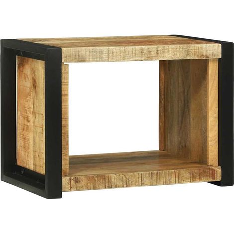 Cubo de Pared Marrón 55 x 35 x 40 cm Madera de mango maciza vidaXL (1/5)