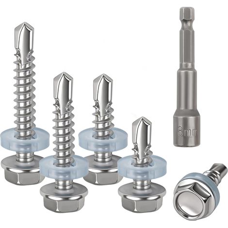 120PCS Vis Autoforeuse Metal, M4.8 x 16/19/25/32 mm (1/5)