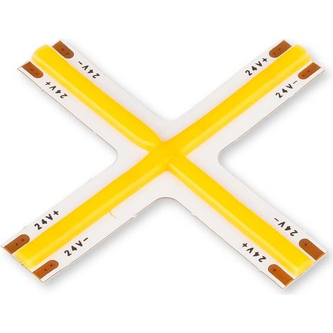 COB Super Warmweiß LED Streifen Kreuz-Verbinder 24V CRI90 480LED/m 2700K (1/5)