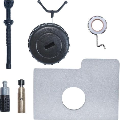 Kit pompe à huile, roue hélicoïdale, tuyau et filtre à air, tronçonneuse à essence pour Stihl 017, 018 MS170, MS180, 1123 640 3200, 1123 640 3201, 1130 350 0500, 1130 124 cm 0800, 1130 (1/5)