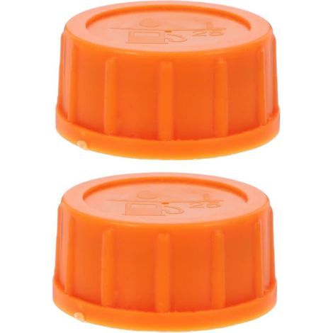 Lot de 2 Bouchons de Réservoir D’Essence pour Petit Moteur, Bouchon de Pression Ventilé avec Joint en Caoutchouc Renforcé, Compatible Tondeuses à Gazon et Outils de Jardin,