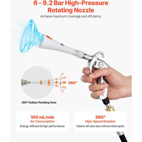 Pistolet Nettoyage Voiture à Air Haute Pression 6-9 (1/5)