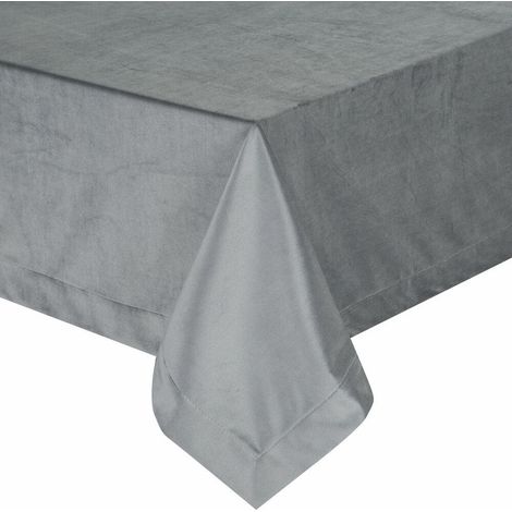 Eurofirany exklusive Tischdecke Melinda 140x220cm Stahl (1/4)