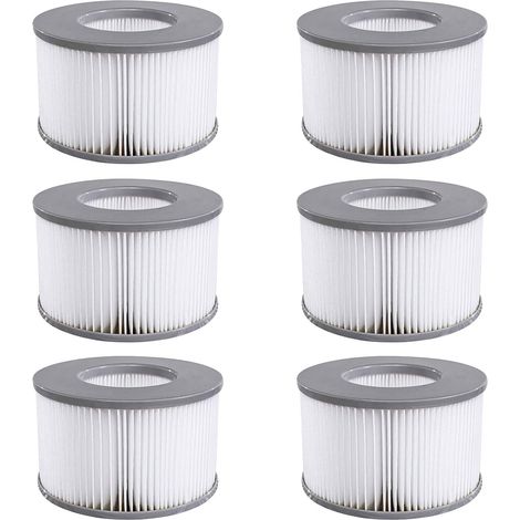 Ersatzfilter für MSPA 6 Stück Whirlpool zubehör für MSPA FD2089 (1/5)