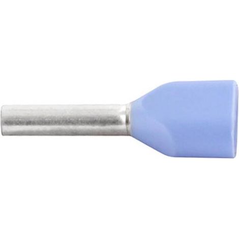 Vogt Verbindungstechnik 470208D Capocorda doppio 0.75 mm² Parzialmente isolato Blu 100 pz. (1/4)