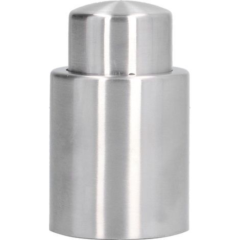 Bouchon à vide pour bouteille de vin, bouchon portable en acier inoxydable et silicone-AquaForge (1/5)