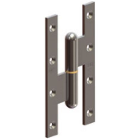Paumelle 6004 bout carré droite NF 110x70mm - MONIN - 611210
