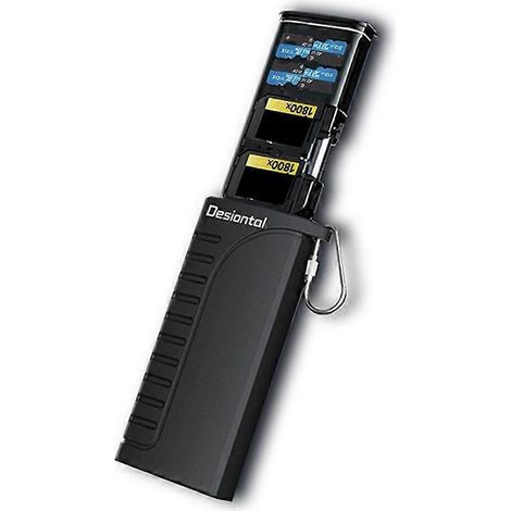Lecteur de cartes SD haute vitesse DK10pro USB 3.1 Type-C avec étui de transport pour cartes SD/TF/SIM, compatible avec appareils photo, smartphones et drones